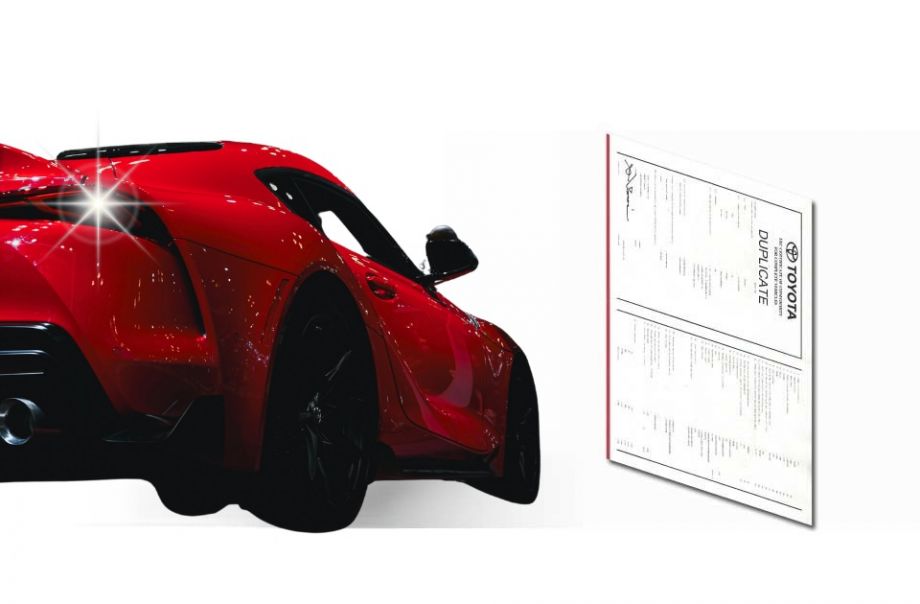 Certificat de conformité toyota